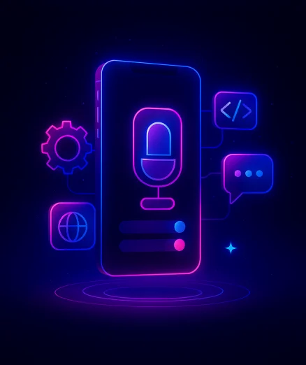 AI robot for voice AI and speech recognition.