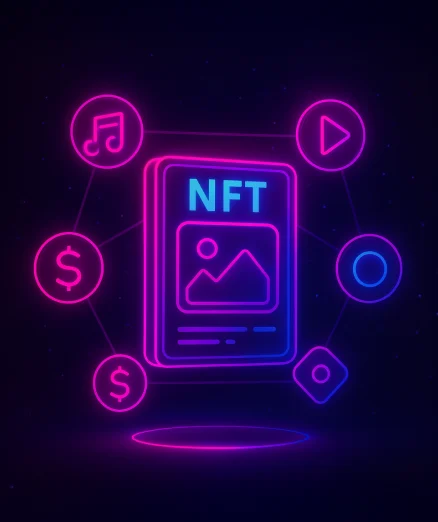 AI robot for NFT marketplace development.
