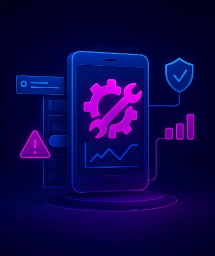 Predictive Maintenance Apps showcasing a mobile app management service