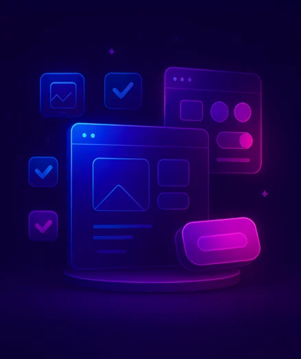 Design System & Component Library Creation with web UI elements.