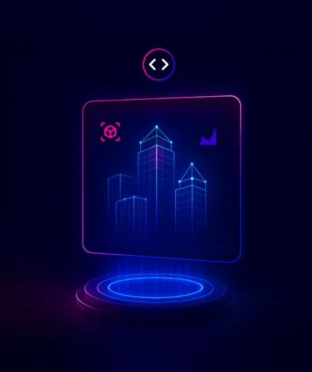 Mobile AR app development with a holographic display