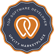 Top Software Developer UpCity Marketplace award badge.